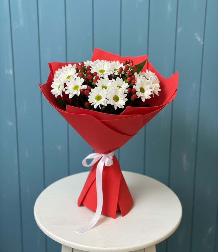 Букет цветов из: Хризантемы в Турки