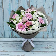 Букет цветов из:  Герберы, Альстромерии и Хризантемы #REPLACE_PRED# Турки