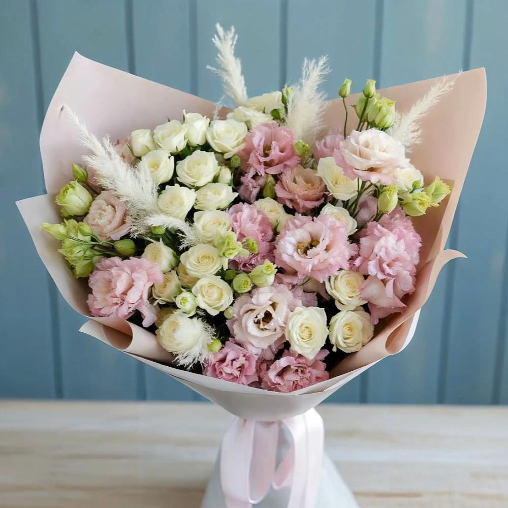 Букет цветов из: Альстромерии и Розы в Турки