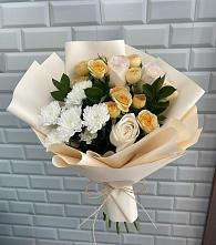 Букет цветов из:  Розы и Хризантемы в Турки