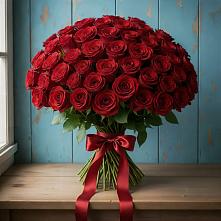 Букет Красные розы Блэк Меджик в Турки