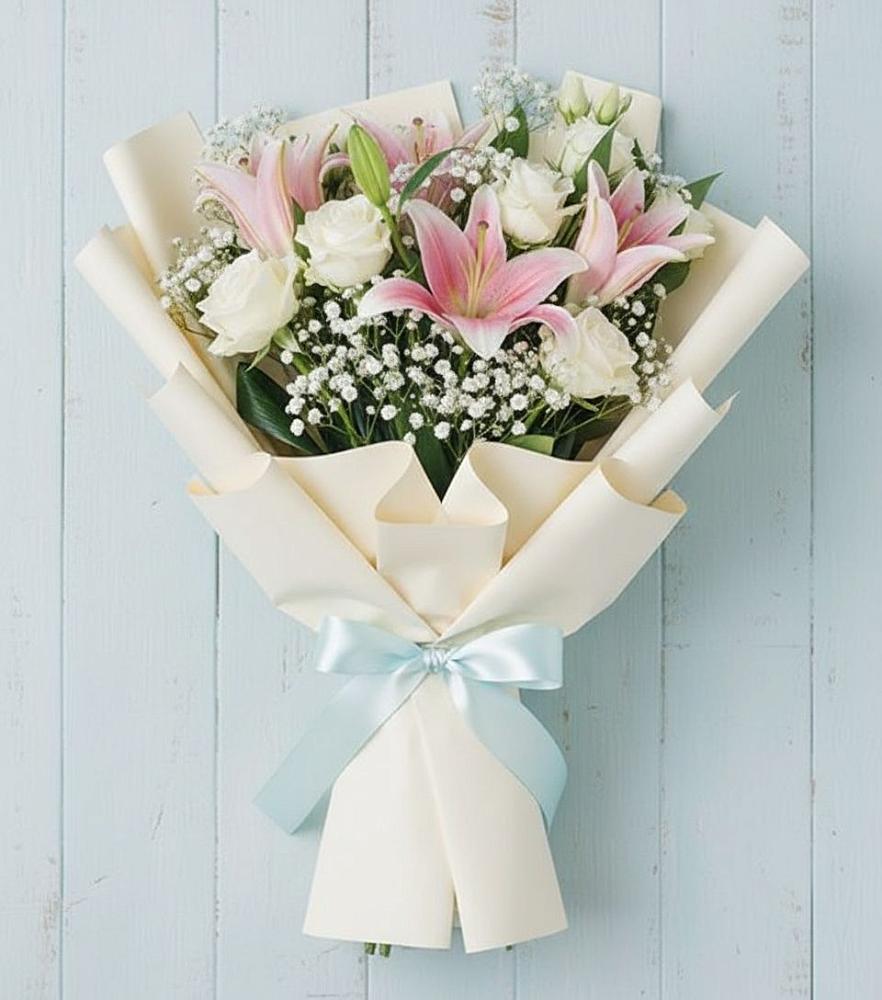 Букет цветов из: Лилии в Турки