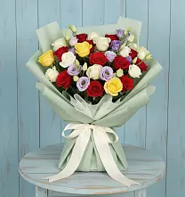 Букет цветов из:  Розы в Турки