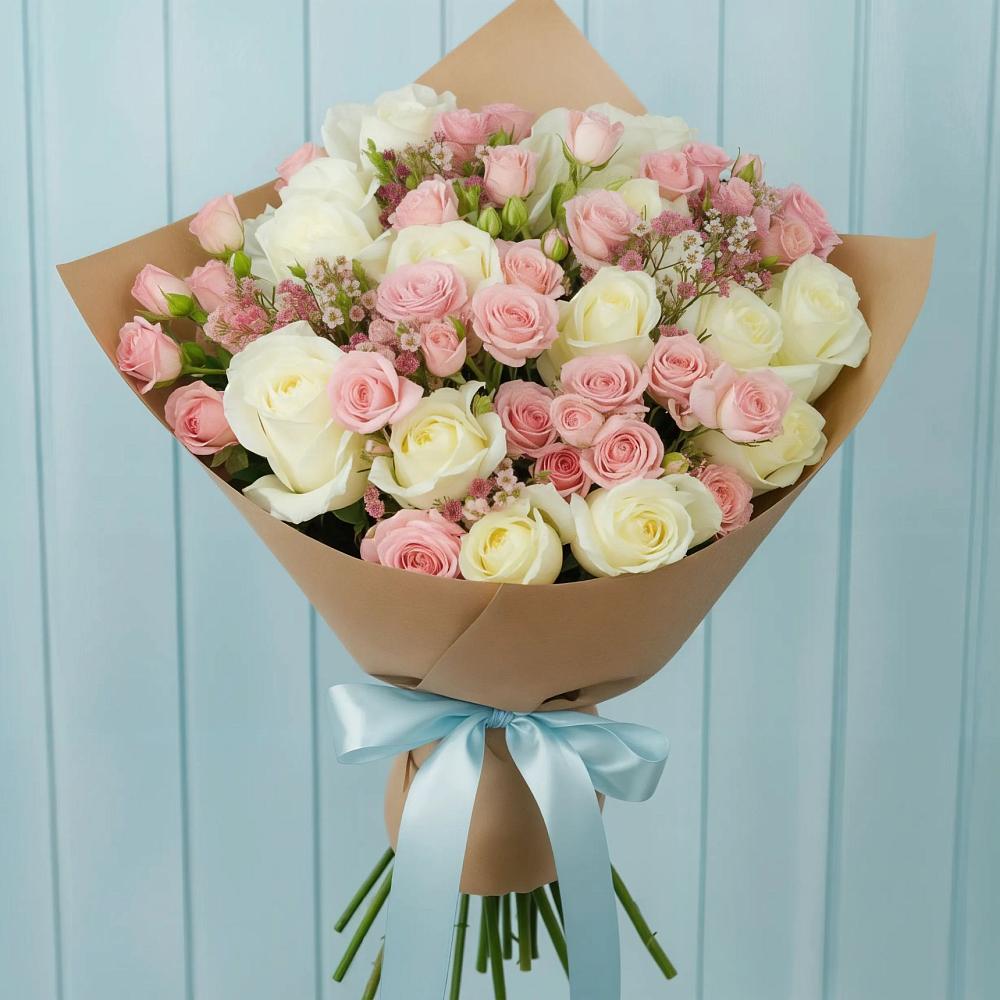 Букет цветов из: Розы в Турки