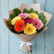 Букет цветов из:  Герберы #REPLACE_PRED# Турки