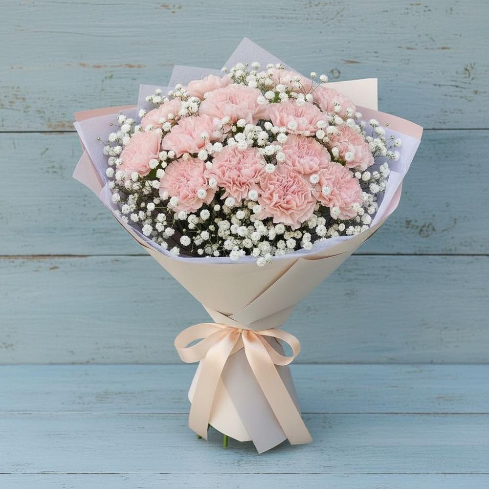 Букет цветов из: Гвоздики в Турки