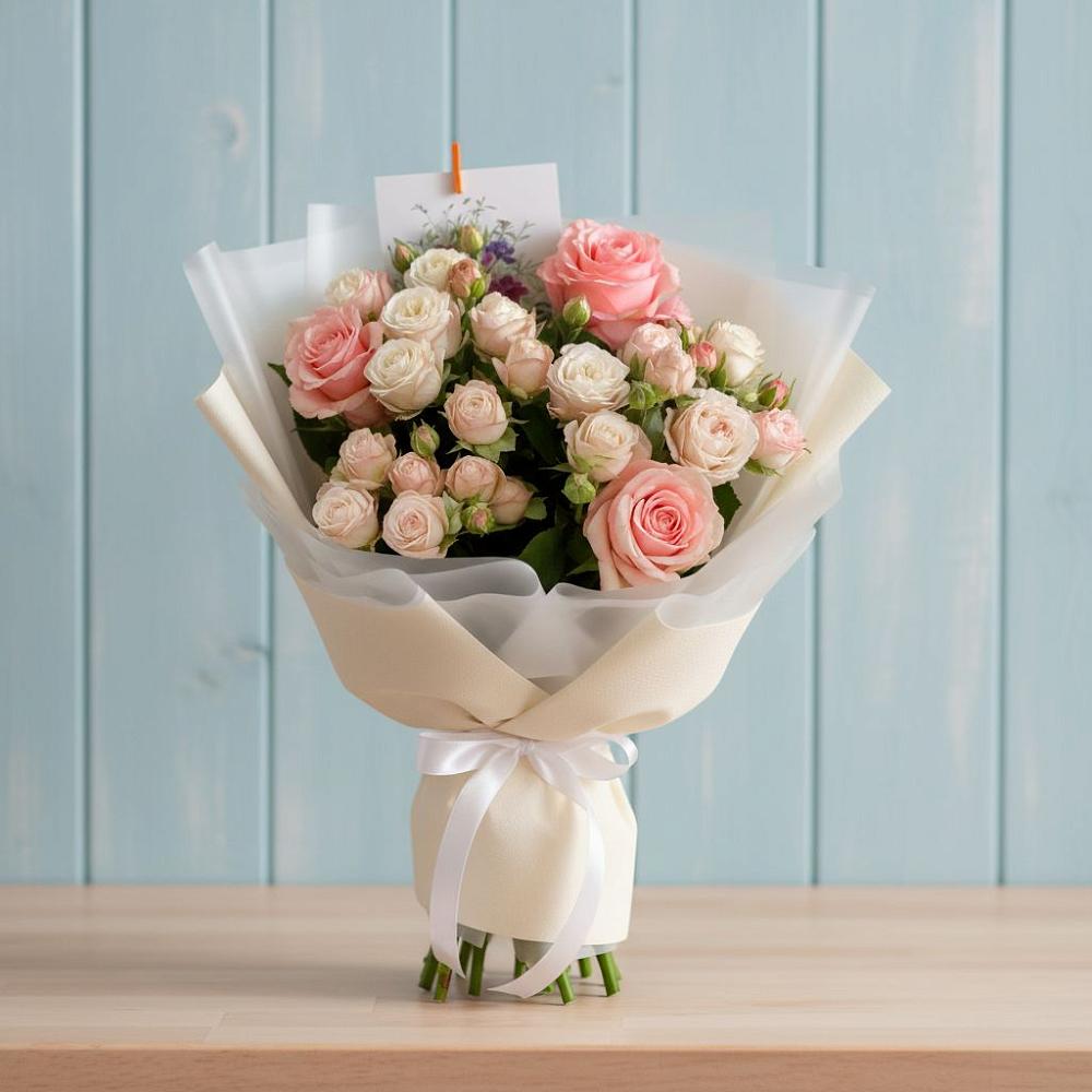 Букет цветов из: Розы в Турки