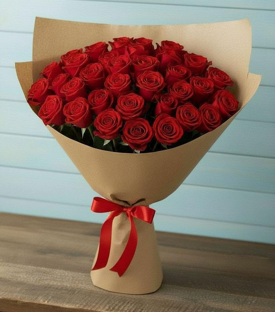 Букет Красные розы Милано в Турки