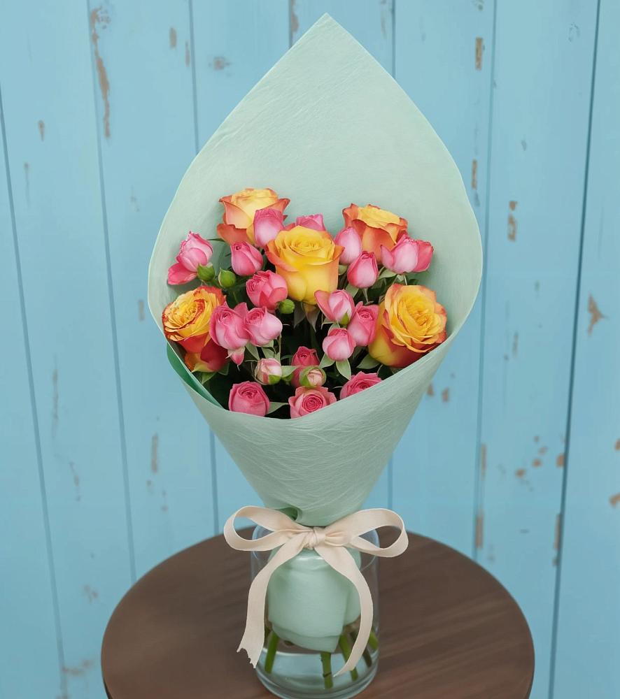 Букет цветов из: Розы в Турки