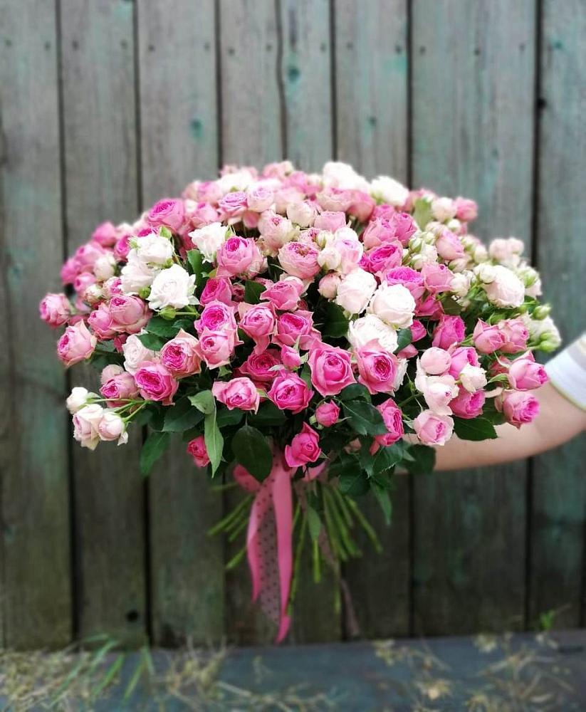 Букет Розовые кустовые розы Натали и Лав Лидия в Турки