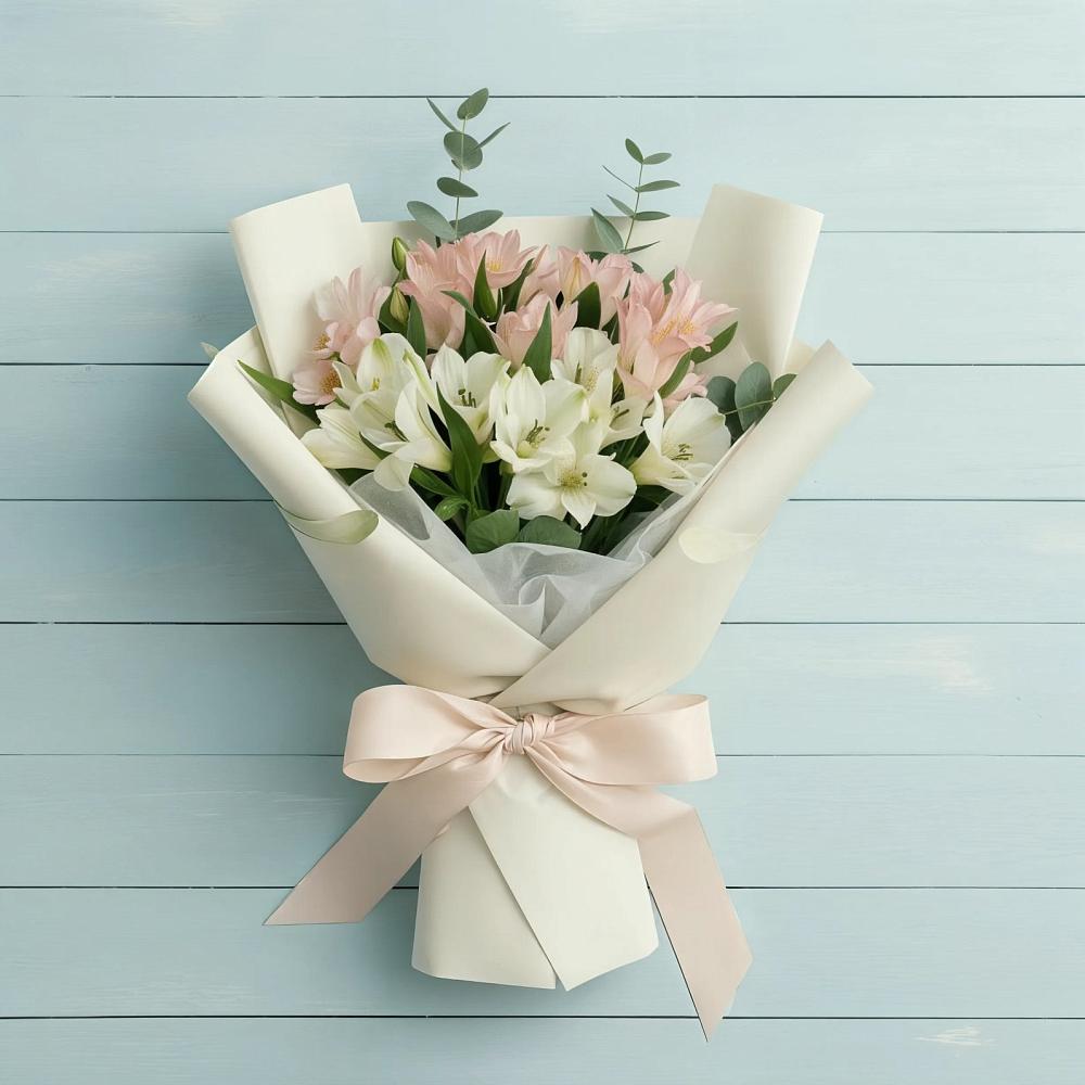 Букет цветов из: Альстромерии в Турки