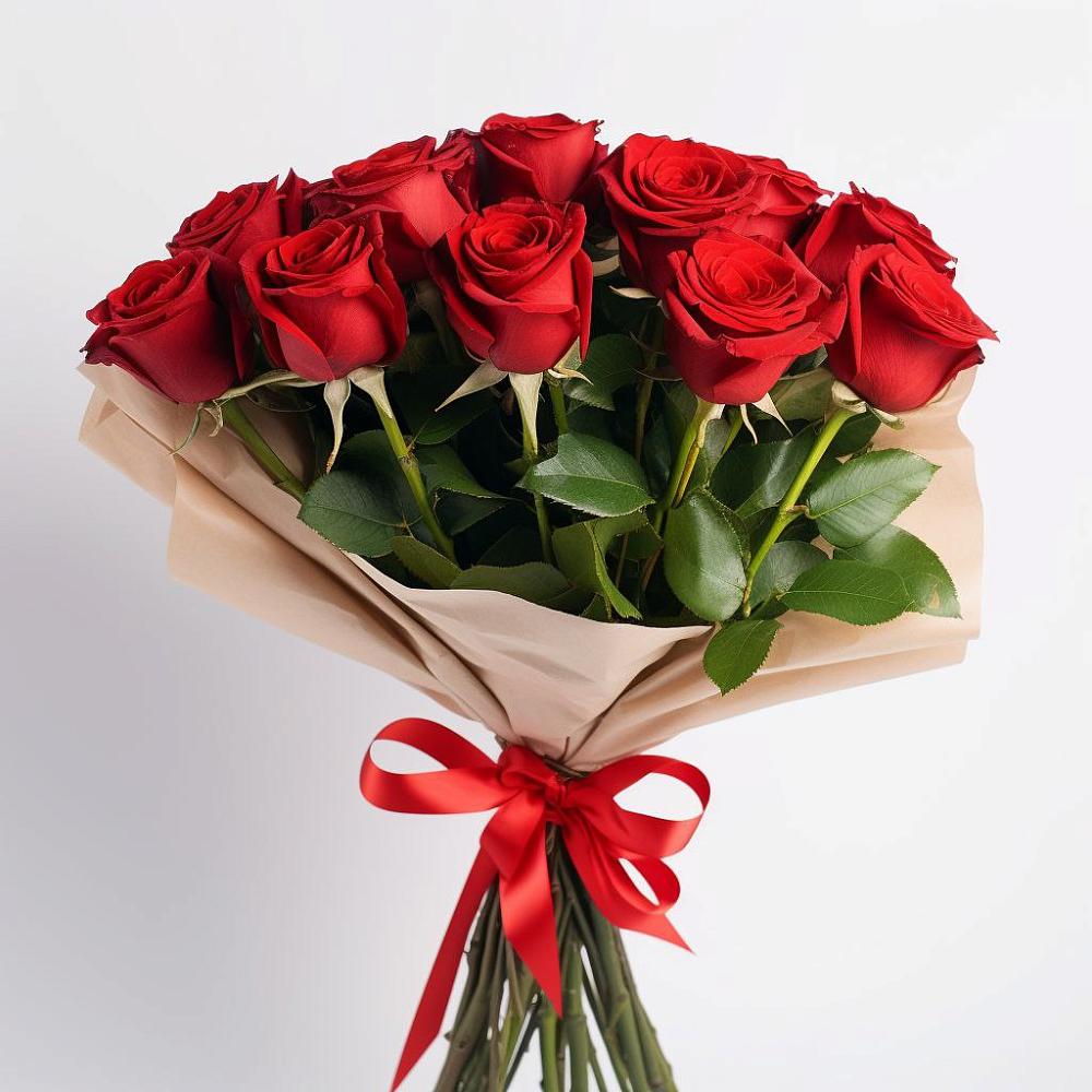 Букет 11 Красных роз Эдлесс Лав в Турки