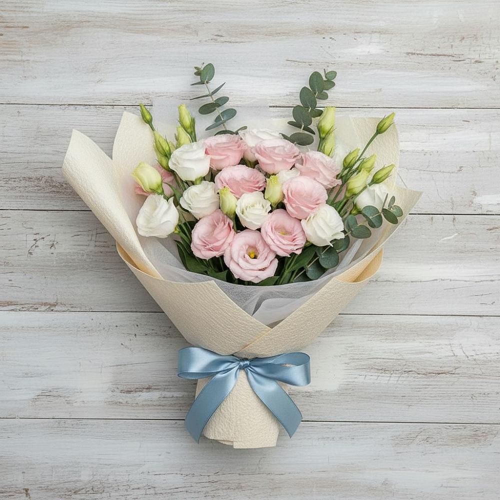 Букет цветов из: Лизиантусы в Турки