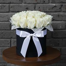 Цветочная композиция из Розы в шляпной коробке в Турки